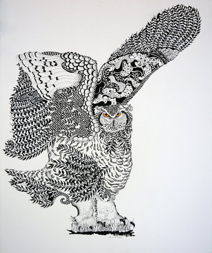 Snowy Owl II Linnea Pergola