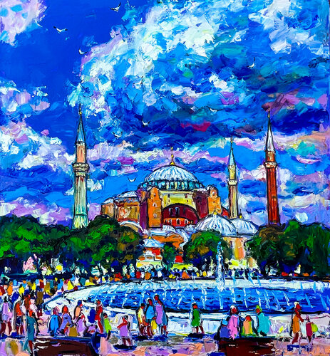 Hagia Sophia. Sunny day in Istanbul Andrey Chebotaru