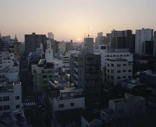 Sunset Over Tokyo Ludwig Nikulski