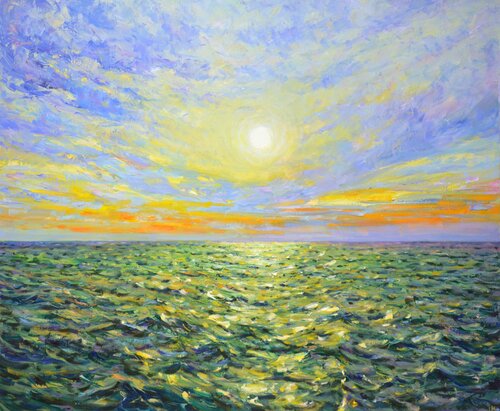 Dawn. Ocean. Iryna Kastsova