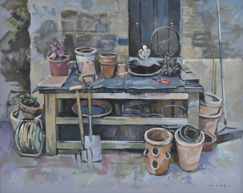 The potting bench Andrew Hird