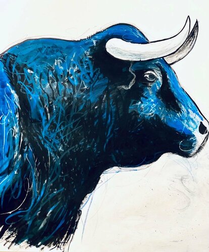 Blue Bull Head 2 Shabs Beigh