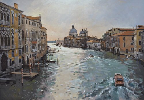 The Grand Canal, Venice, morning sun Andrew Hird