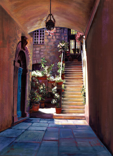 Courtyard, Florence Bezalel Levy