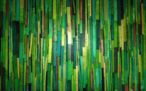Vitrail de bambous Sophie Cantou