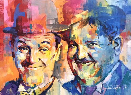 Laurel and Hardy - Comedy Duo Jos Coufreur