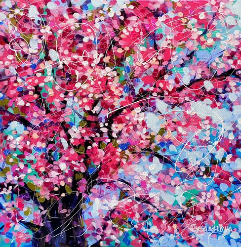 Cherry blossom tree Aliaksandra Tsesarskaya