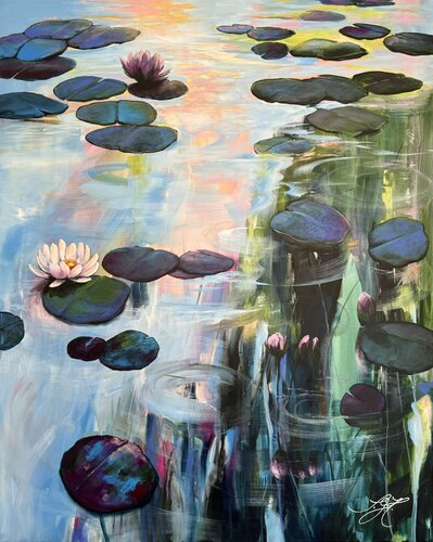My Love For Water Lilies 5 Sandra Gebhardt-Höpfner