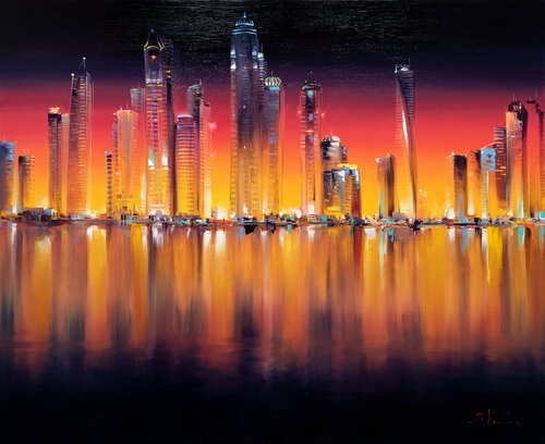 Dubai Skyline Bozhena Fuchs