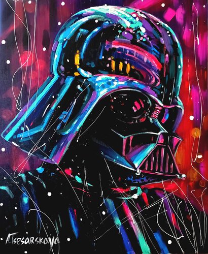 Darth Vader portrait - star wars, Dart Vader Aliaksandra Tsesarskaya