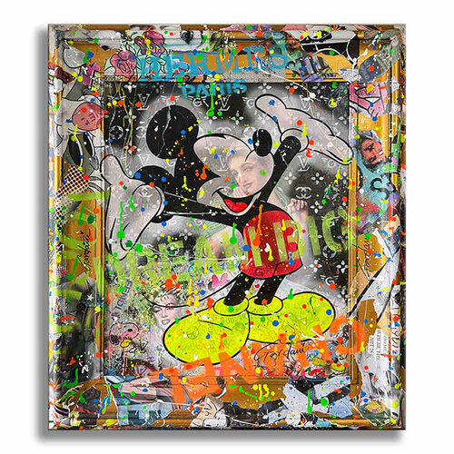 Mickey Always Dream Big – Original Painting on canvas Gardani