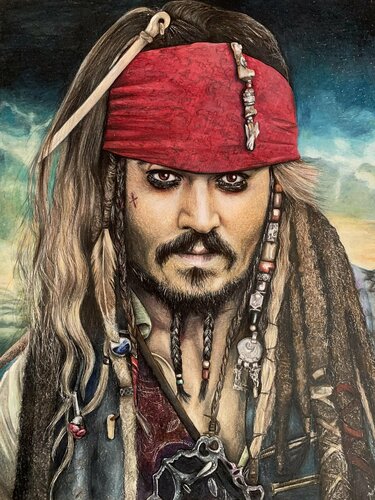 Captain Jack Sparrow Yuliia Dzhurenko