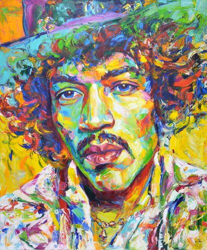 Jimi Hendrix Iryna Kastsova