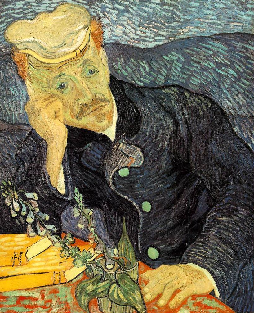 Portrait of Dr. Gachet (1890) - Van Gogh
