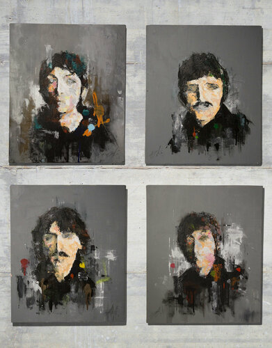 Portrait works untitled (The Beatles) Tomoya Nakano