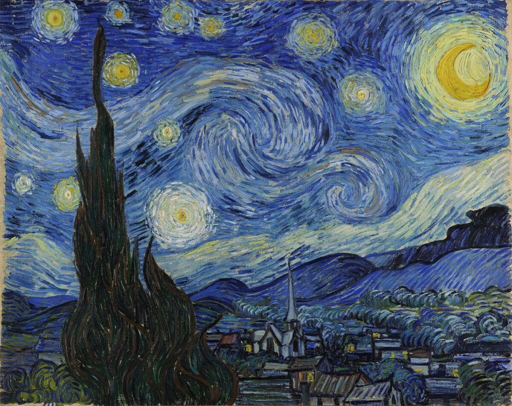 The Starry Night (1889) - Van Gogh