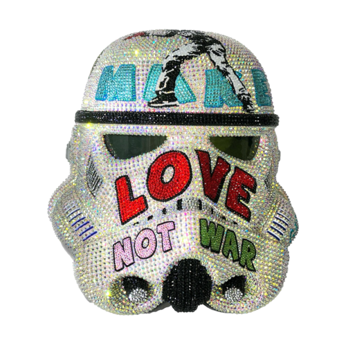 Make Love not War – Original Swarovski Sculpture Gardani